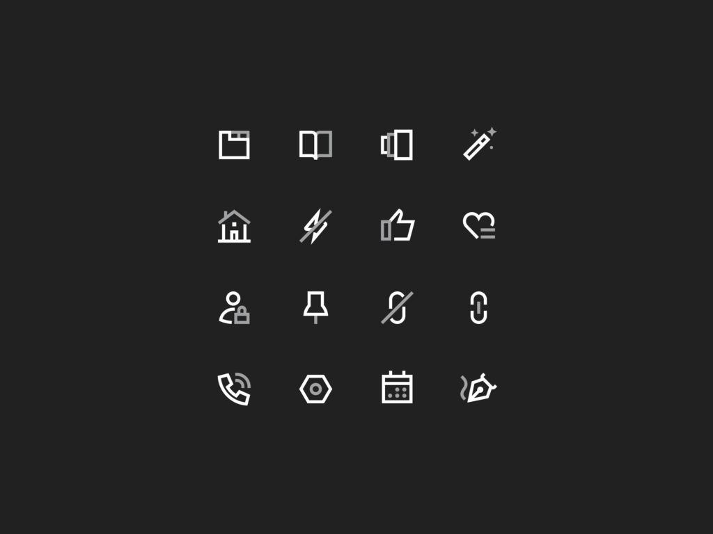 Sharp Icons — Sebastiano Guerriero
