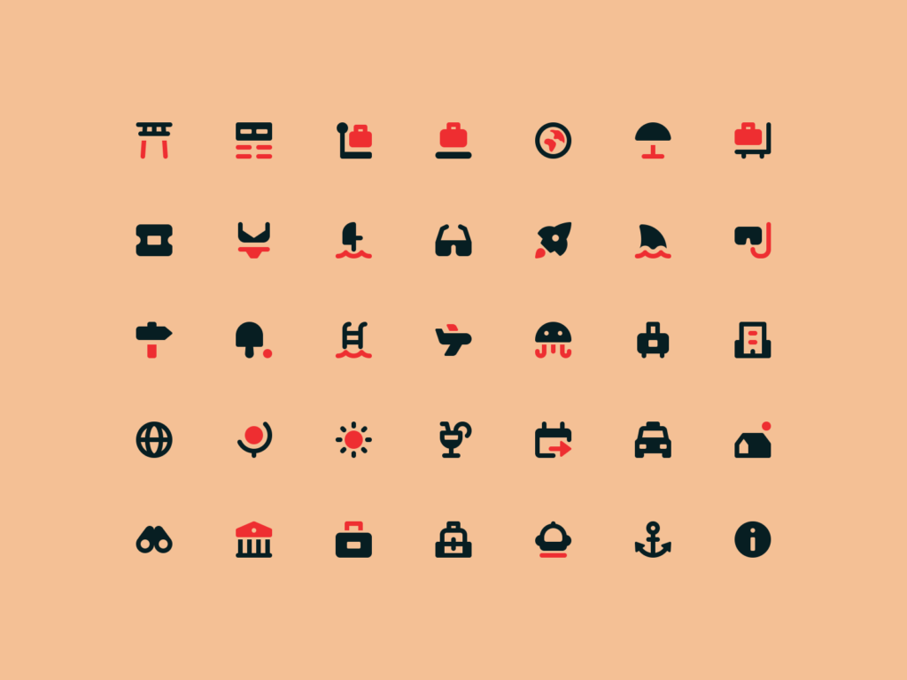 Tiny Travel Icons — Sebastiano Guerriero