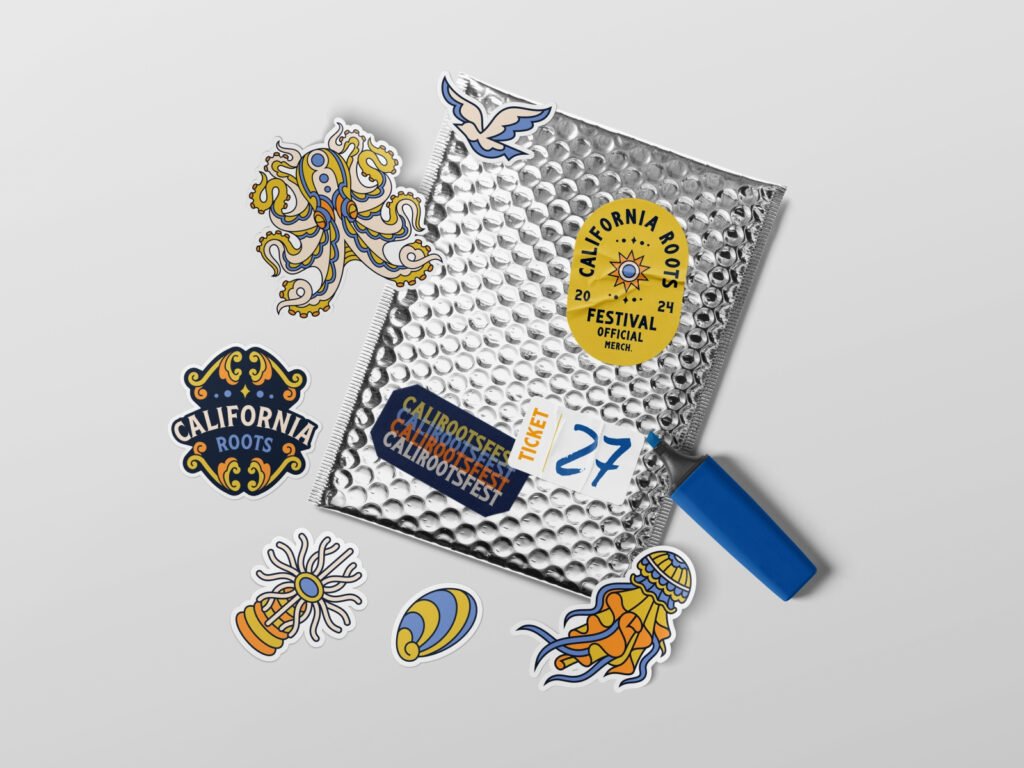 California Roots Festival – merchandising — Skilline