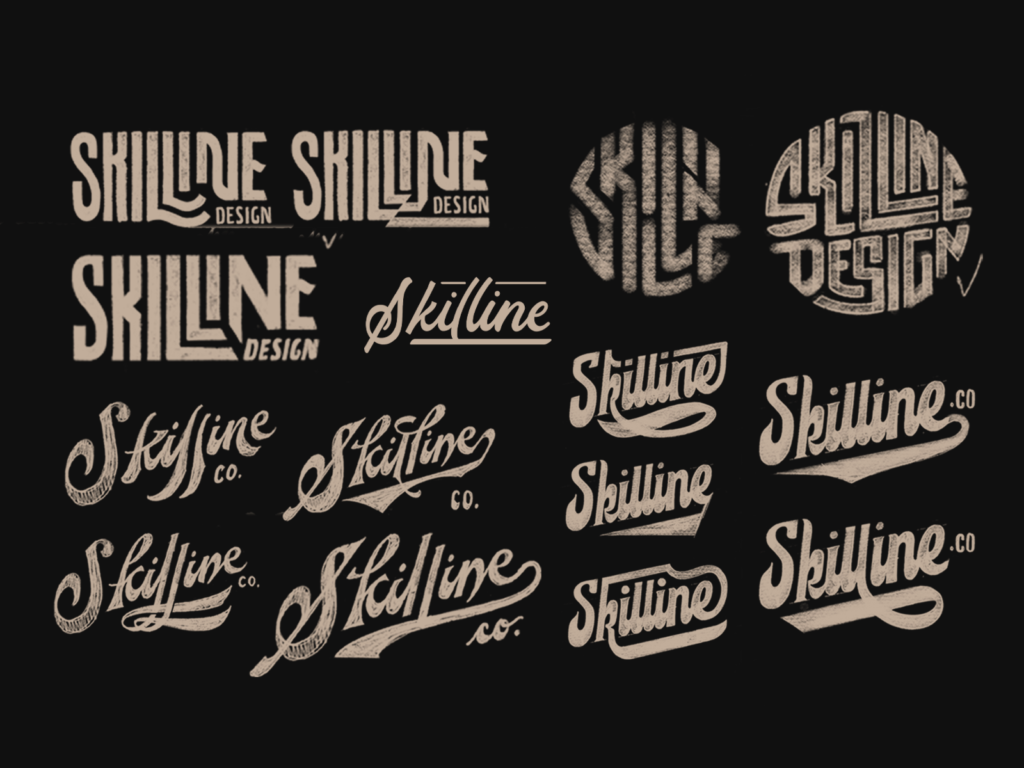 Logotype merch Skilline – croquis — Skilline