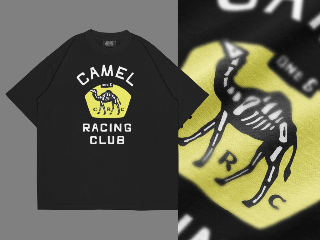 One8 Camel Racing Club – t-shirt — Skilline