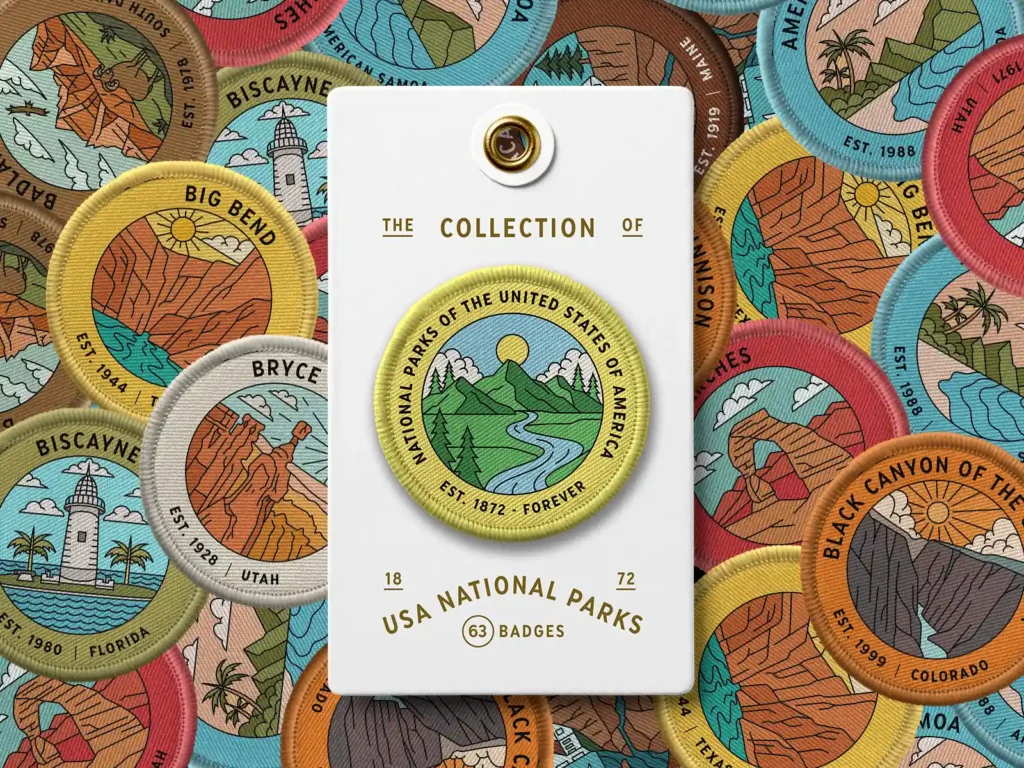 parcs nationaux – badges (site officiel) Badges des parcs nationaux — Skilline
