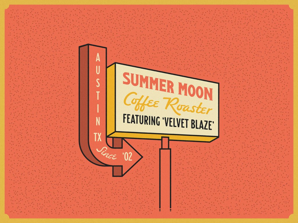 Summer Moon Coffee – signalétique — Skilline