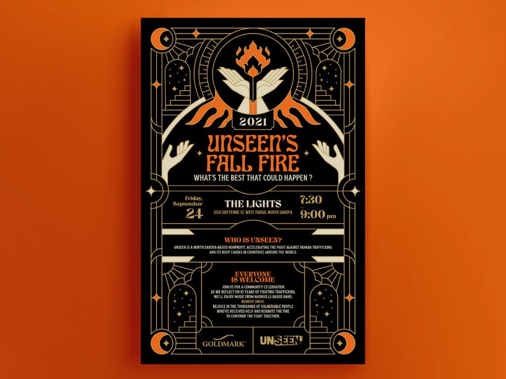 Unseen’s Fall Fire – affiche — Skilline