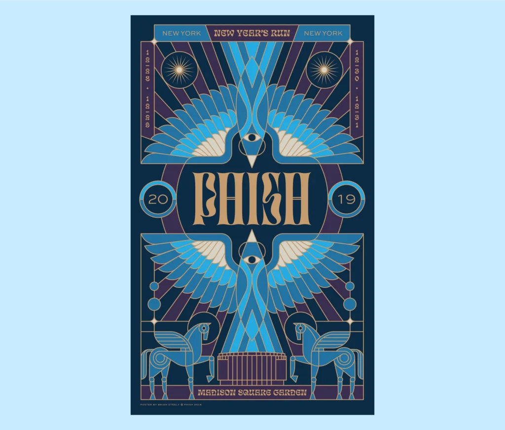 Phish — affiche de concert (2) — Steely Works