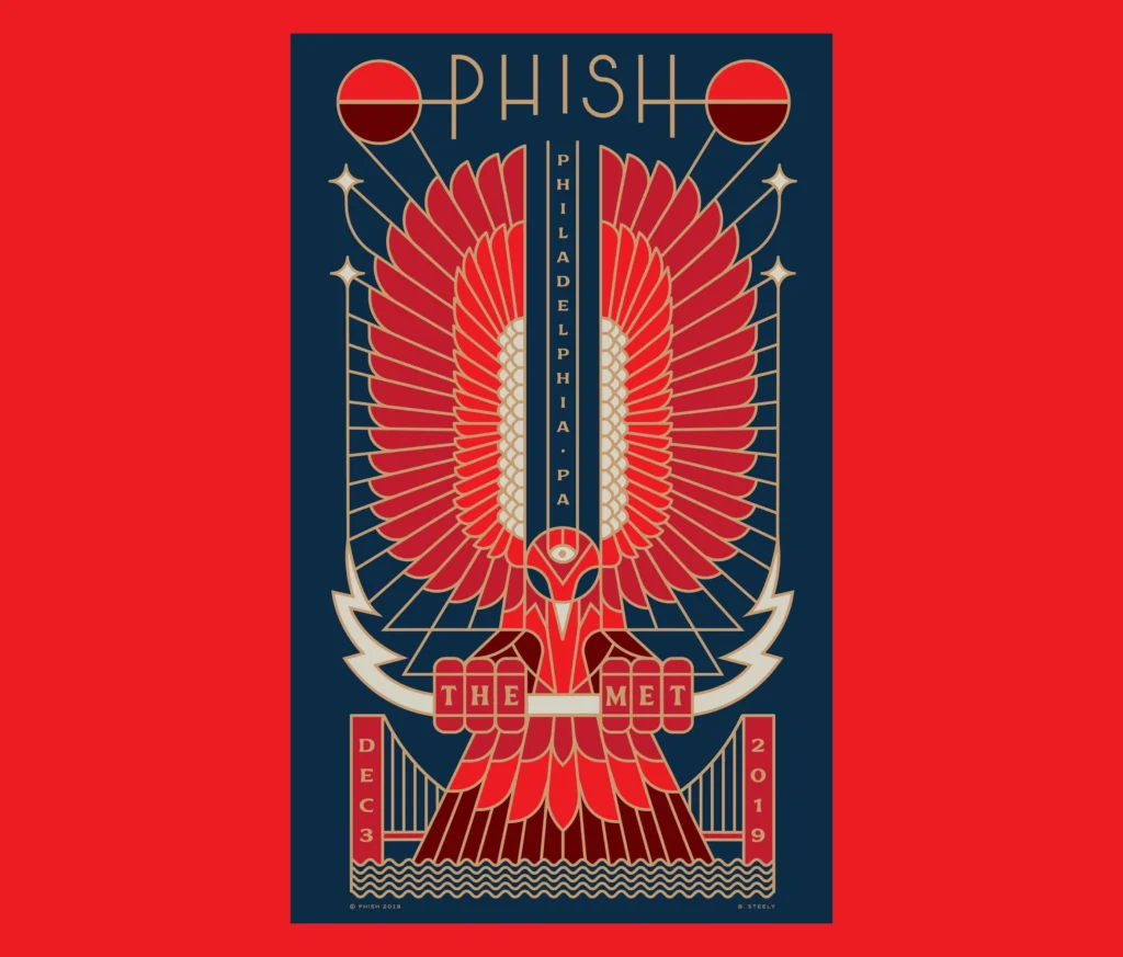 Phish — affiche de concert (3) — Steely Works