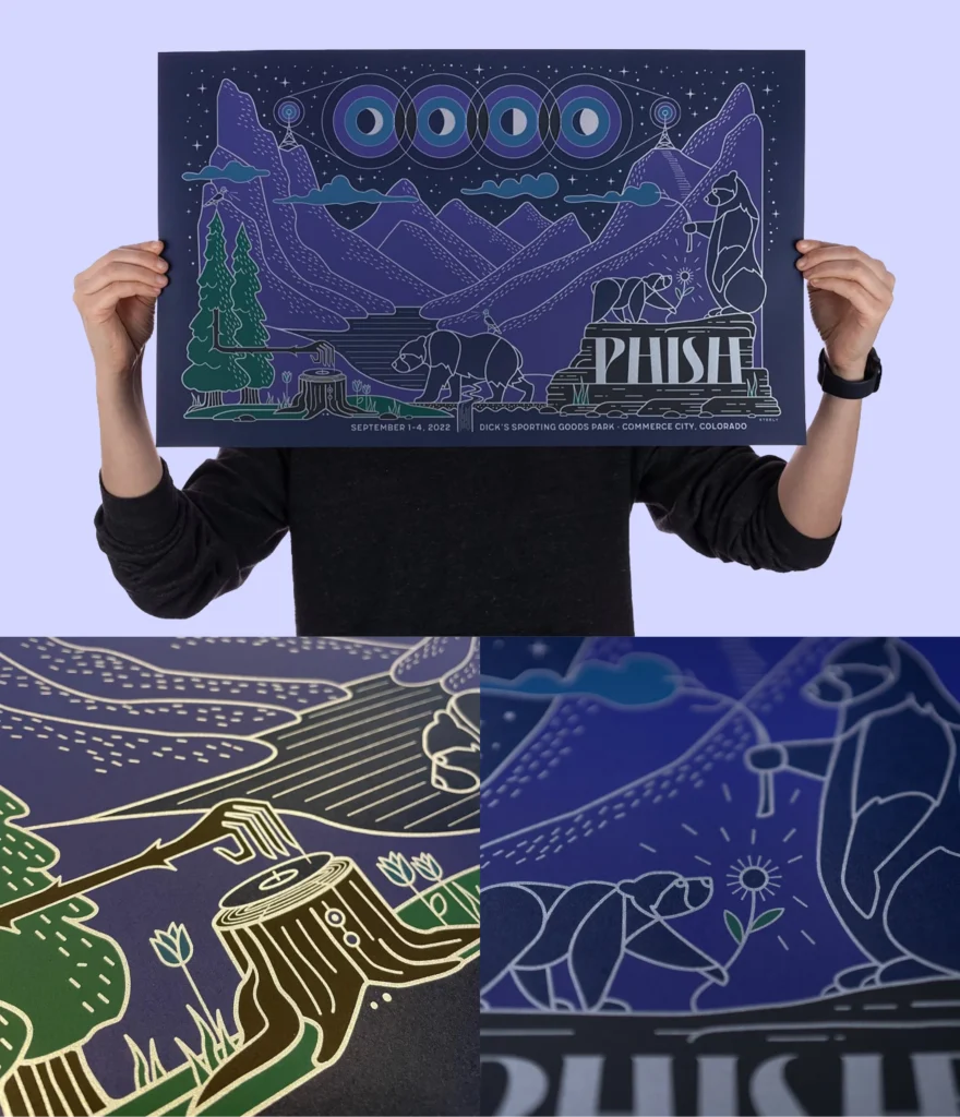 Phish — affiche de concert (4) — Steely Works