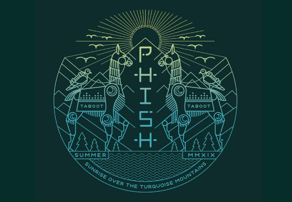phish — « llama, taboot taboot » (summer tour 2019) Phish, Llama Taboot Taboot — Steely Works