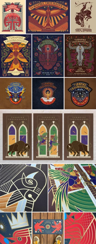 Turnpike Troubadours — affiches — Steely Works