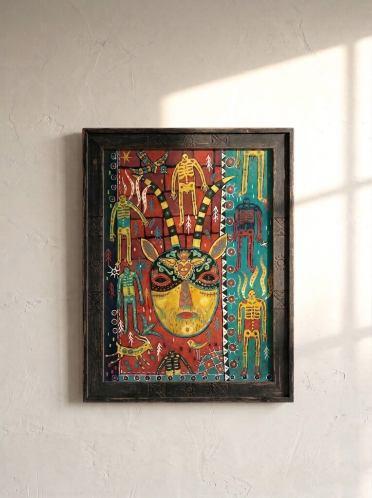 « Ancient Forest » – acrylique sur panneau — Steve Simpson