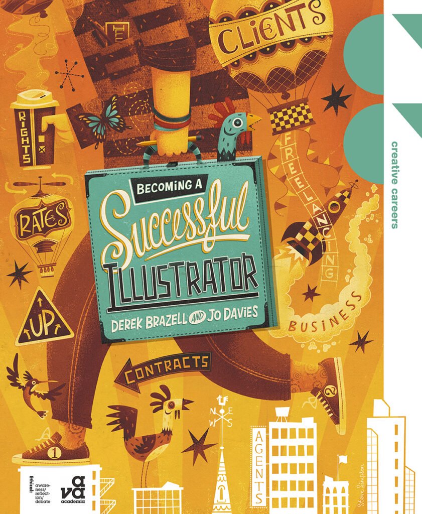 Couverture de « Becoming a Successful Illustrator » — Steve Simpson