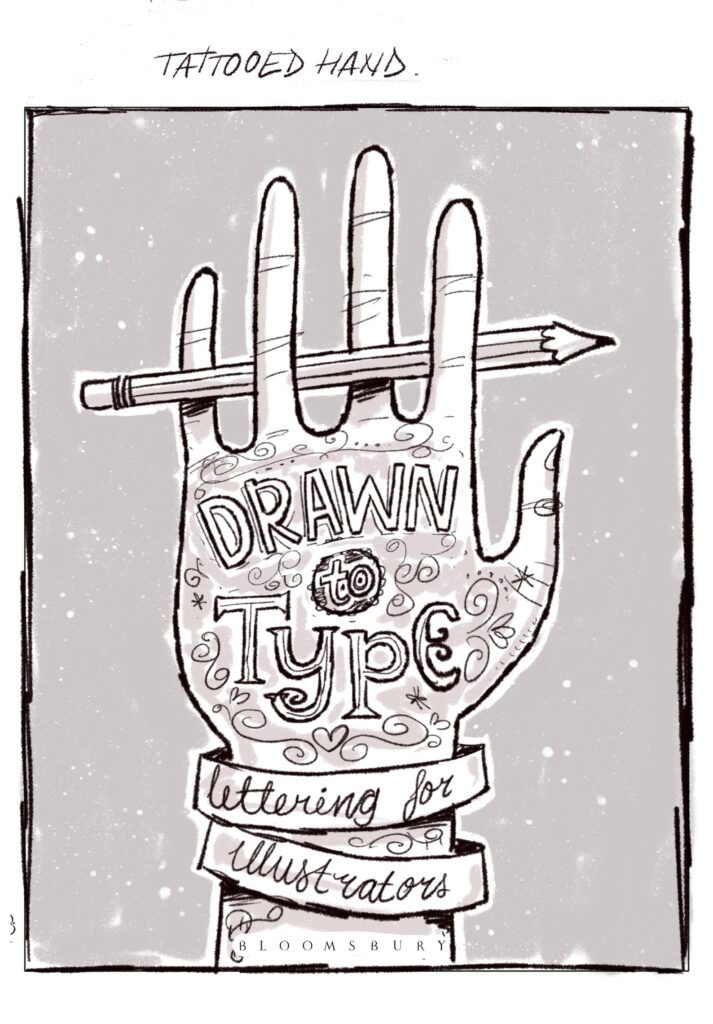 Couverture de « Drawn to Type » (Bloomsbury) — Steve Simpson