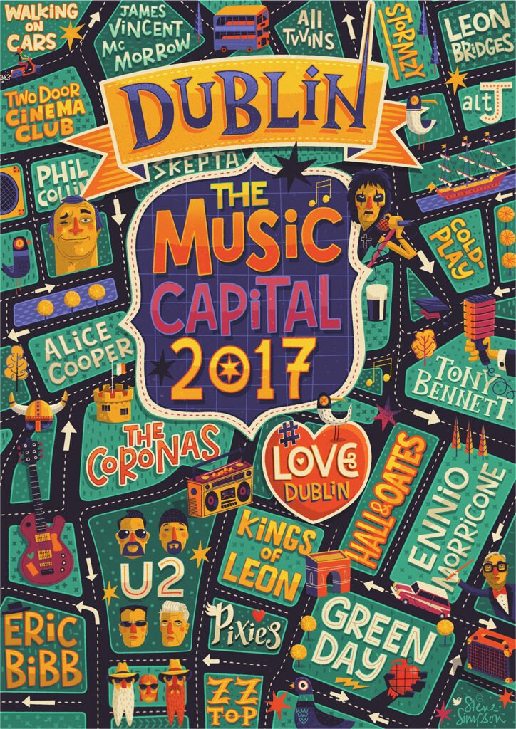 « Dublin – The Music Capital 2017 » — Steve Simpson
