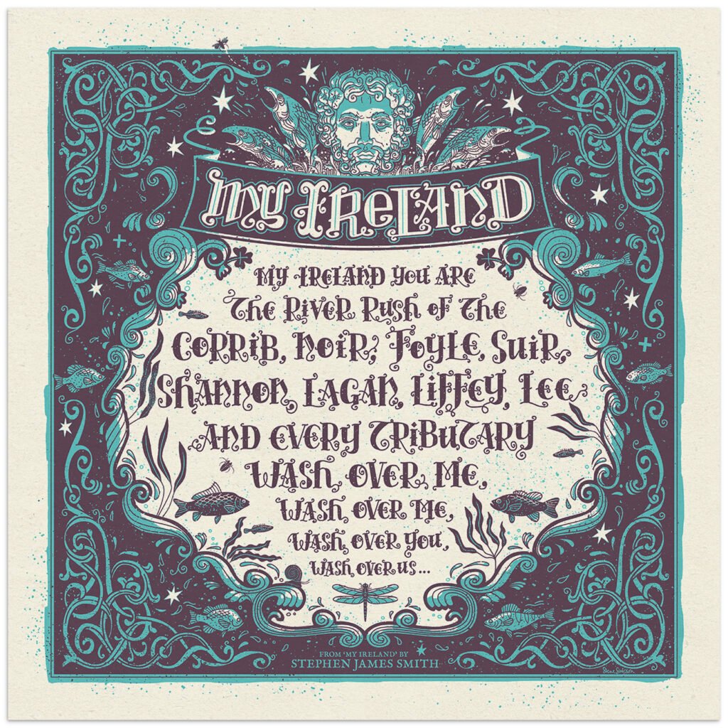 « My Ireland » – sérigraphie avec Stephen James Smith — Steve Simpson