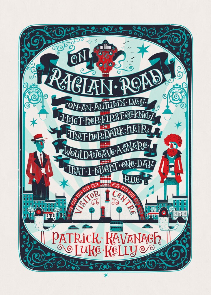« On Raglan Road » – sérigraphie — Steve Simpson