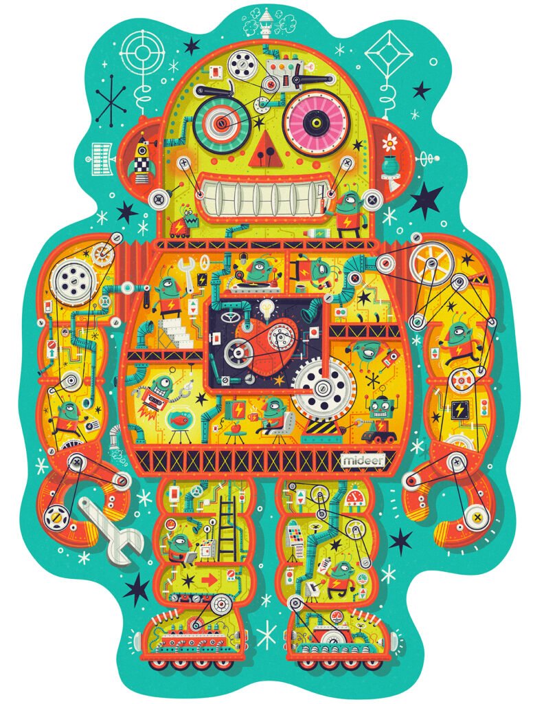Puzzle robot – Mideer — Steve Simpson