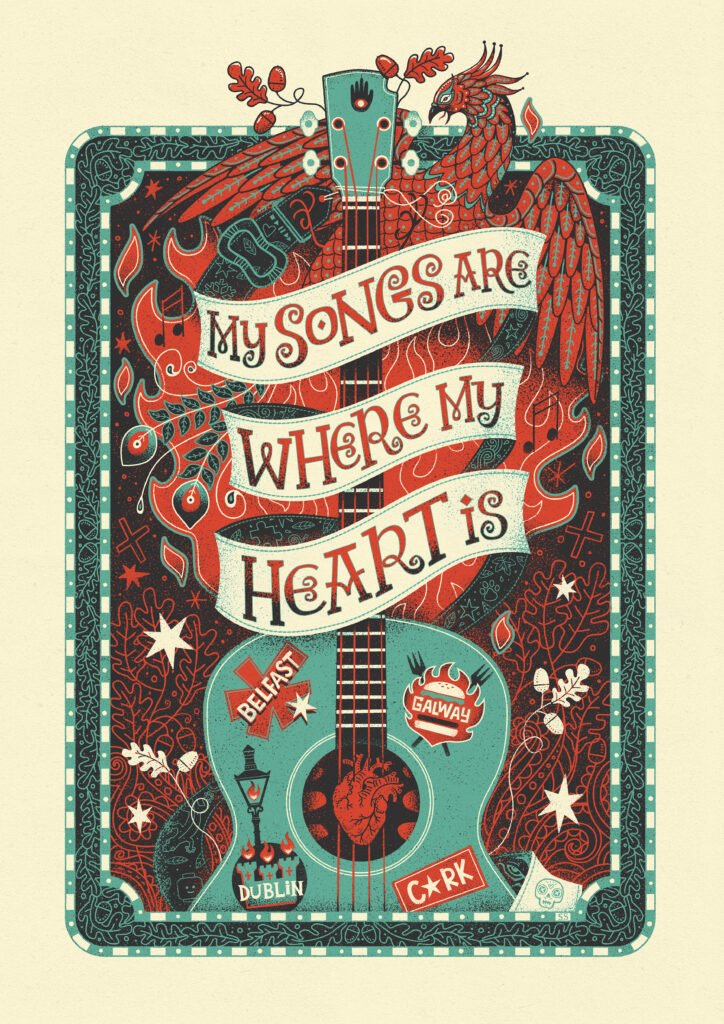 Sérigraphie pour Ed Sheeran — Steve Simpson