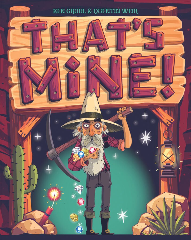 « That’s Mine! » – couverture du jeu de cartes Hasbro — Steve Simpson
