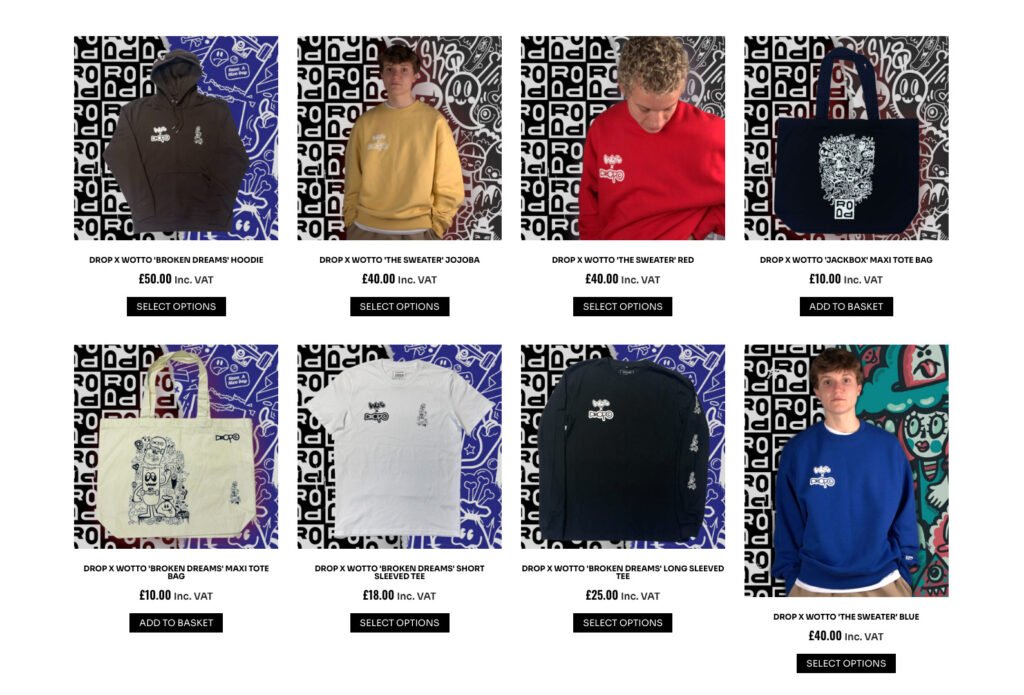 Collection Drop Clothing — Wotto