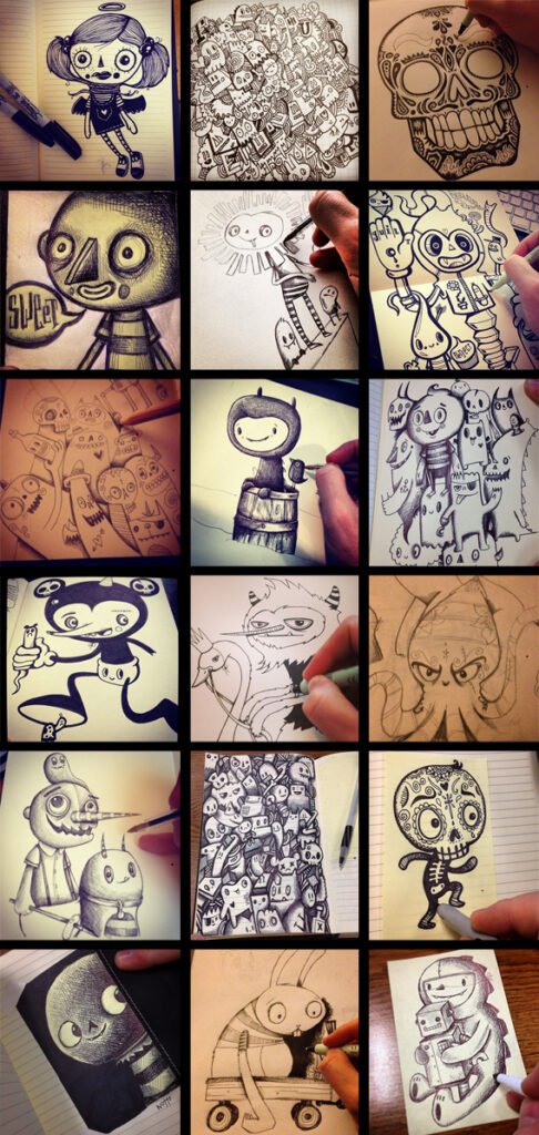 Dans le carnet de croquis de Wotto — Wotto