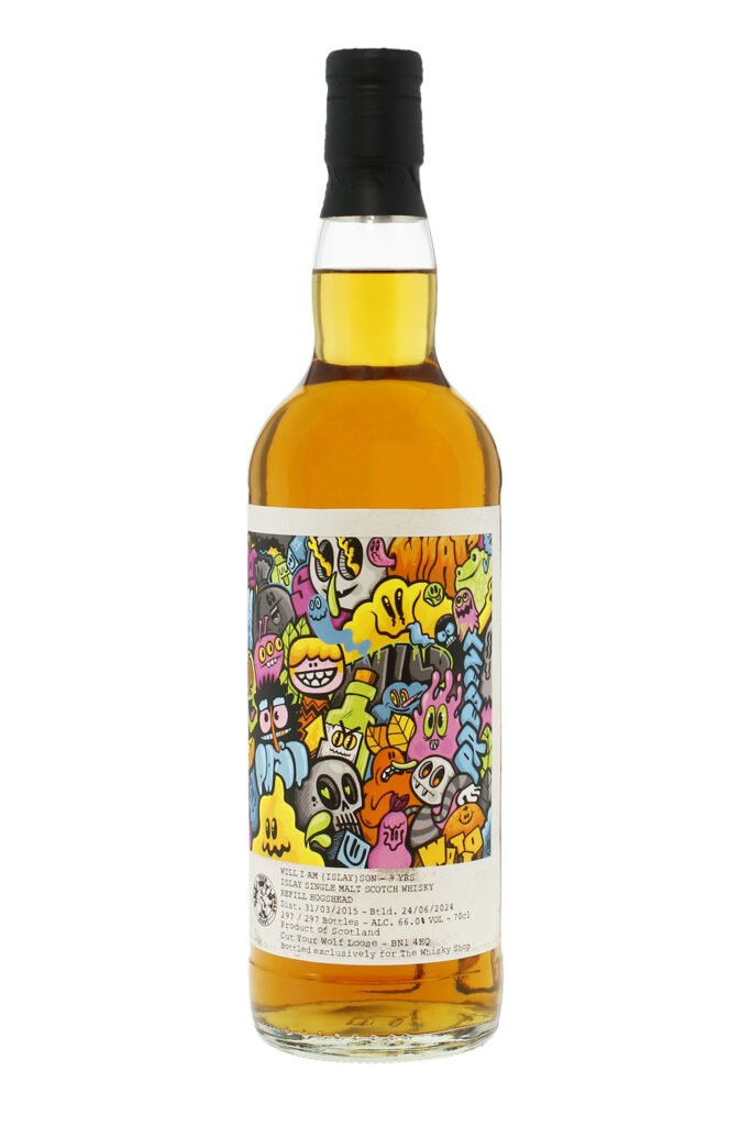 Étiquette de whisky Woolf Drinks — Wotto