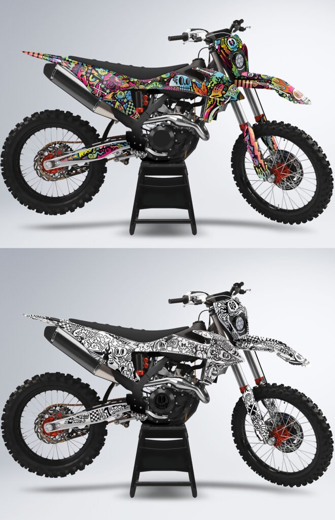 Graphismes de motos Taco Moto — Wotto
