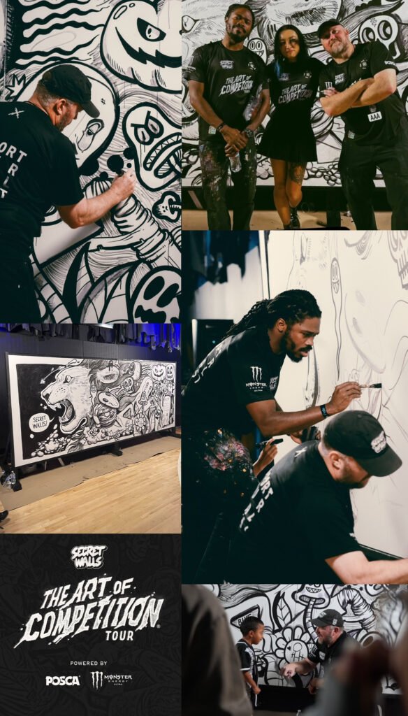 Secret Walls – « Art of Competition Tour », Los Angeles — Wotto