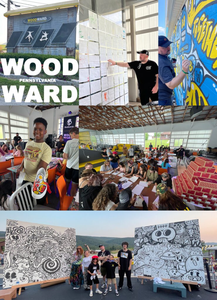 Woodward Camp (Pennsylvanie) : fresque et ateliers — Wotto