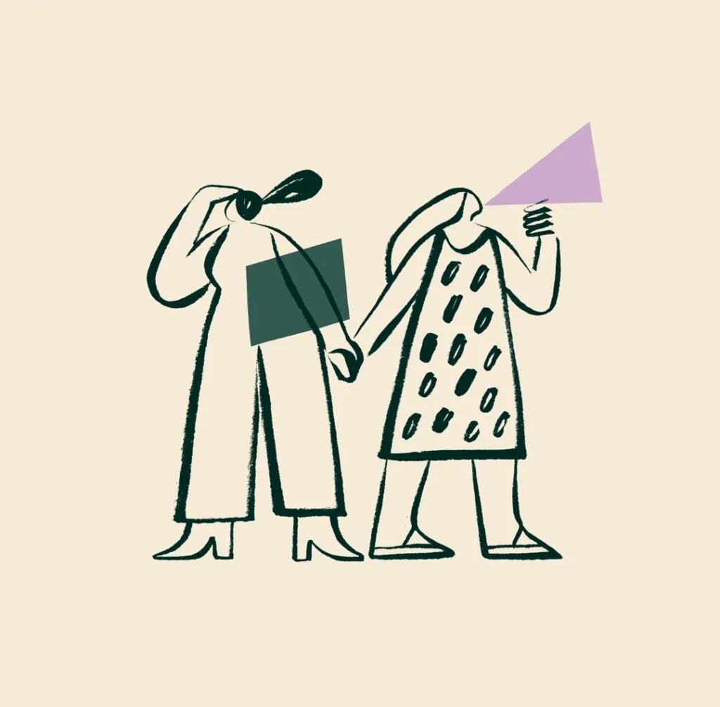 Alltrue – illustration de valeurs « Seek and share the truth » (Antra Svarcs) — Closer&Closer