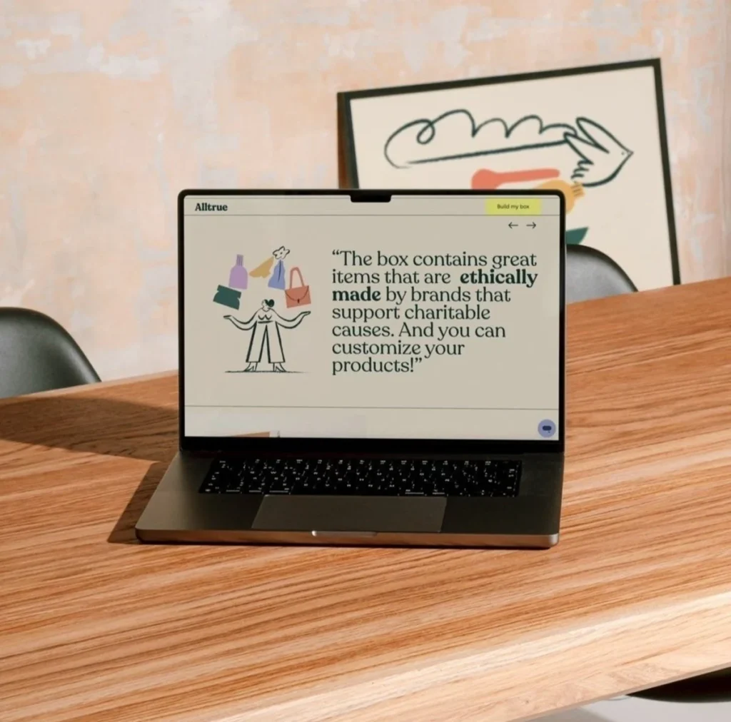 Alltrue – maquette d'emballage (Antra Svarcs) — Closer&Closer