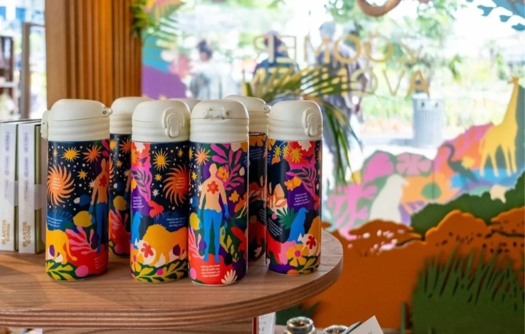 ARTIS Zoo – bouteilles illustrées (Nick Liefhebber) — Closer&Closer