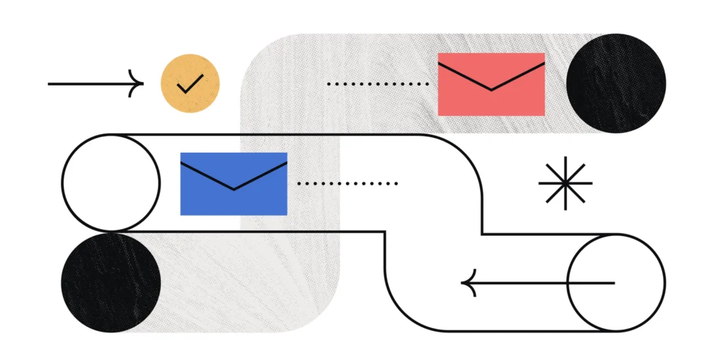 Asana – illustration « Email » (Ray Dak Lam) — Closer&Closer