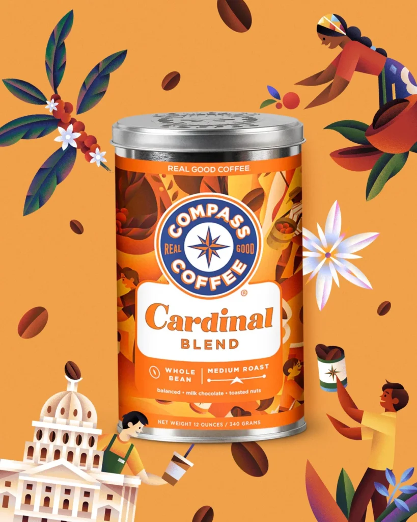 Compass Coffee – boîte Cardinal Blend (Catherine Pearson) — Closer&Closer