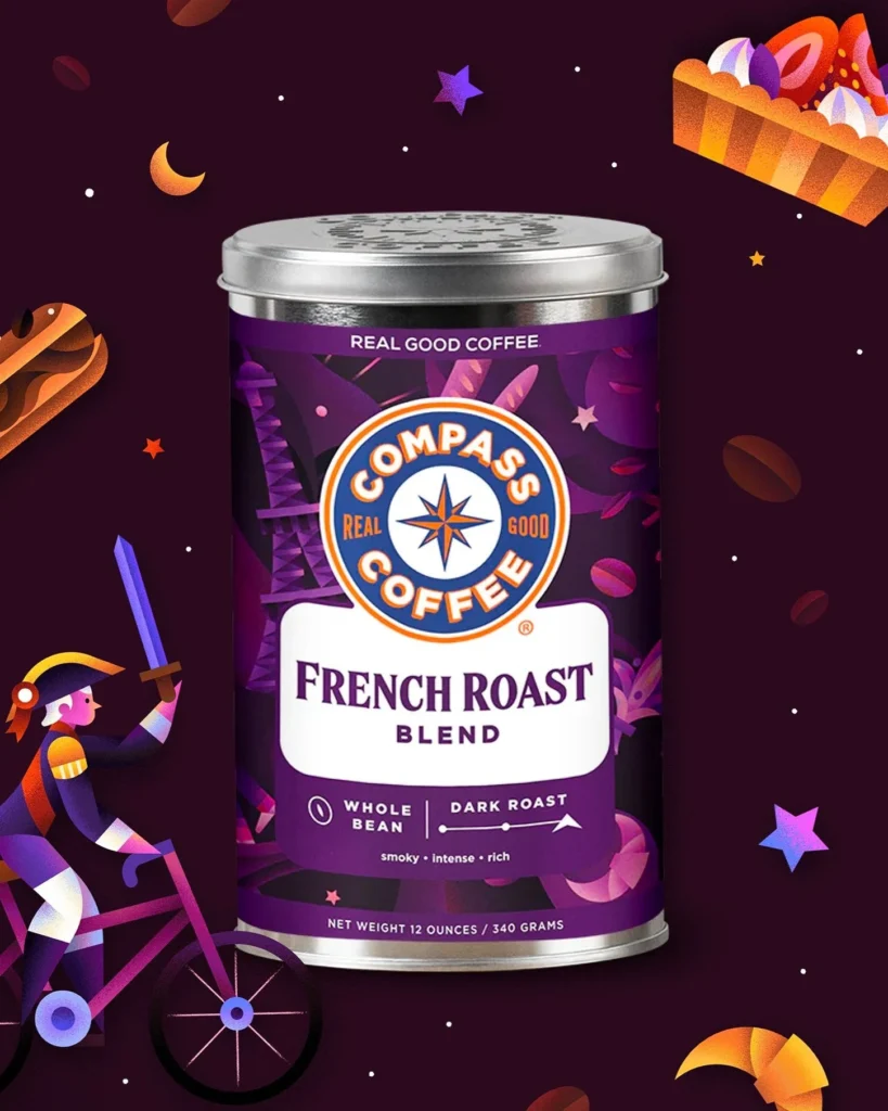 Compass Coffee – French Roast (Catherine Pearson) — Closer&Closer
