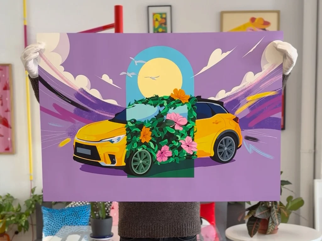 Lexus Espagne – œuvre inspirée de la LBX (Estudio Santa Rita) — Closer&Closer