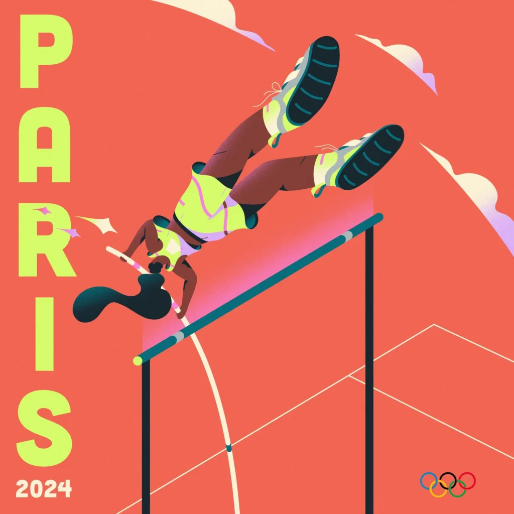 TikTok x JO de Paris – illustration de personnage (Jake Williams) — Closer&Closer