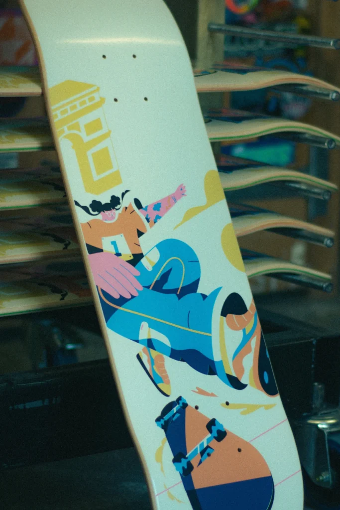 TikTok x JO de Paris – planches de skate sérigraphiées (Jake Williams) — Closer&Closer