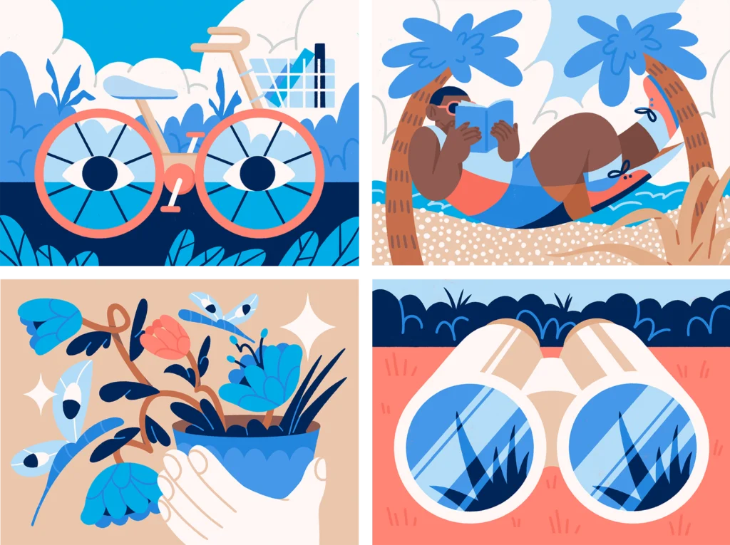 Warby Parker – illustration (Janice Chang) [!] — Closer&Closer