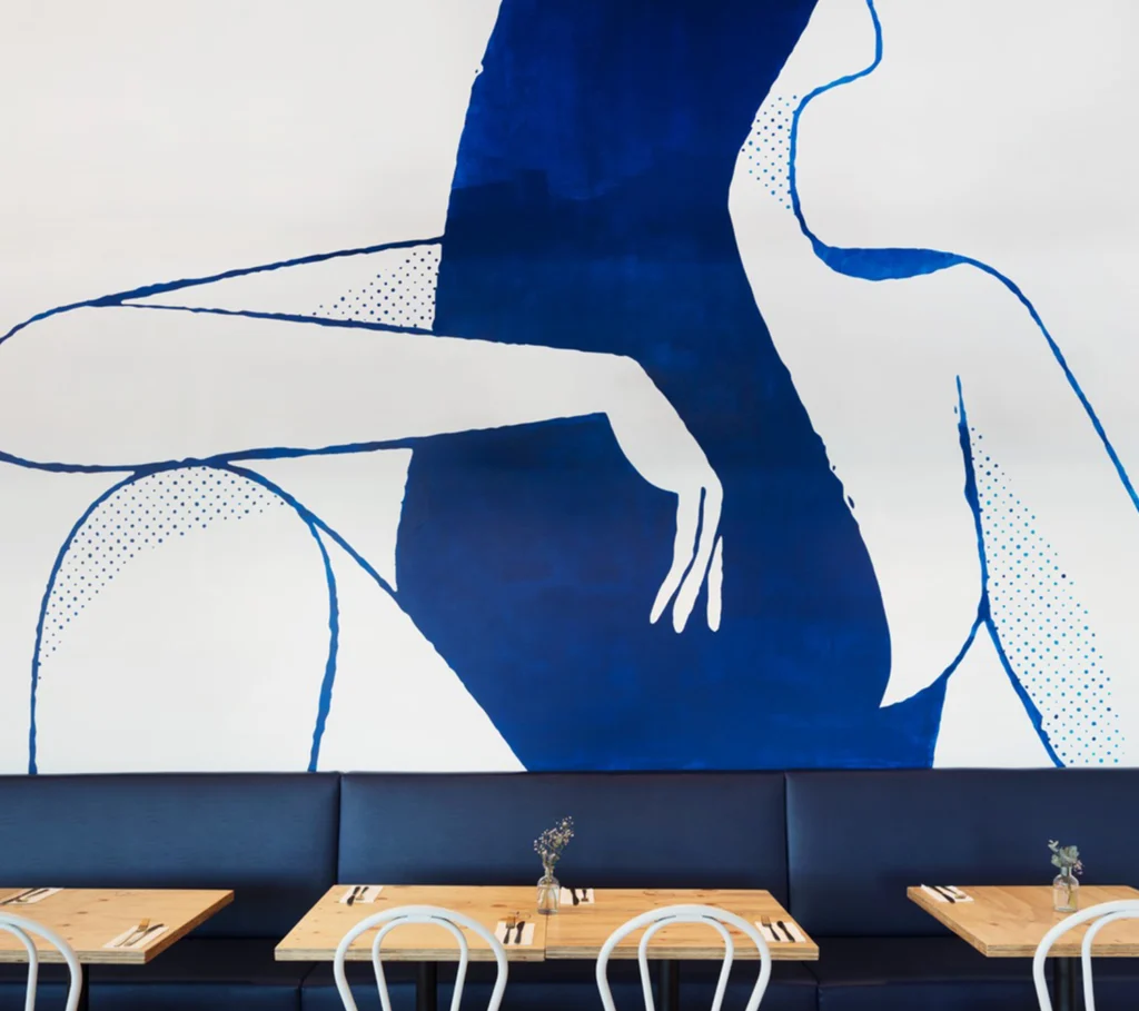 Bare Witness — mur du café — Chris DeLorenzo