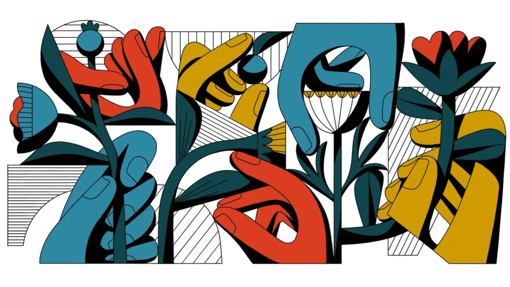 Collective Arts — mains et fleurs — Chris DeLorenzo
