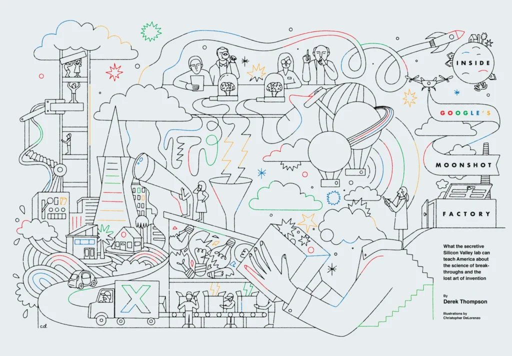 The Atlantic — Google X (double page) — Chris DeLorenzo