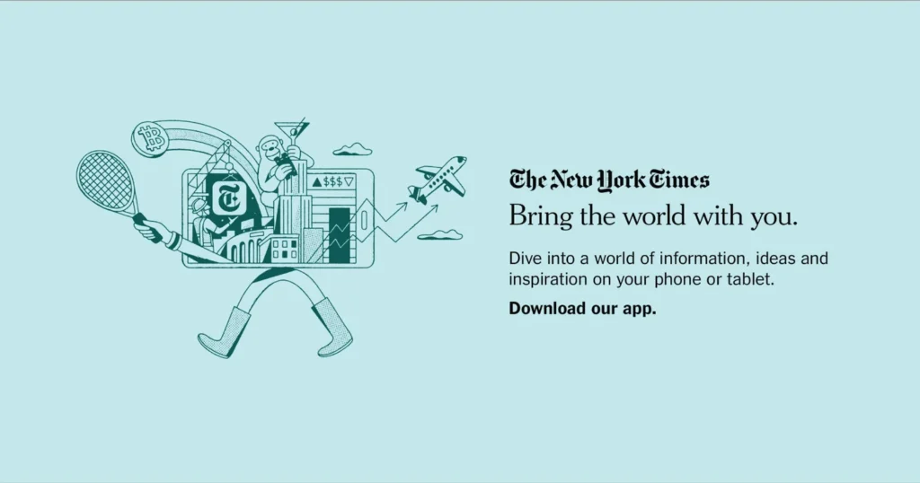 The New York Times — campagne de l'app mobile (1) — Chris DeLorenzo