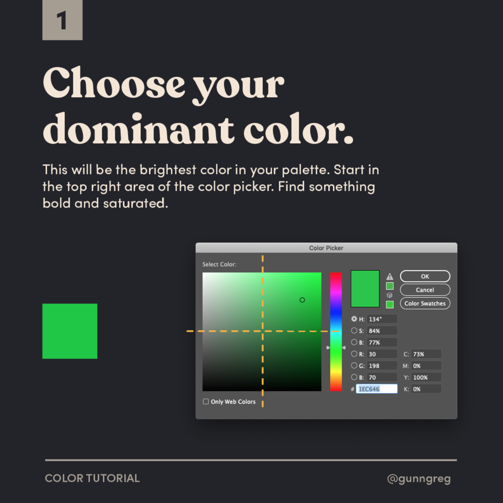 Palette – étape 1 : choisir la couleur dominante — Chris Do