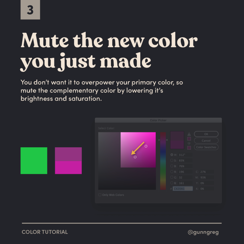 Palette – étape intermédiaire (sélecteur de couleur) — Chris Do