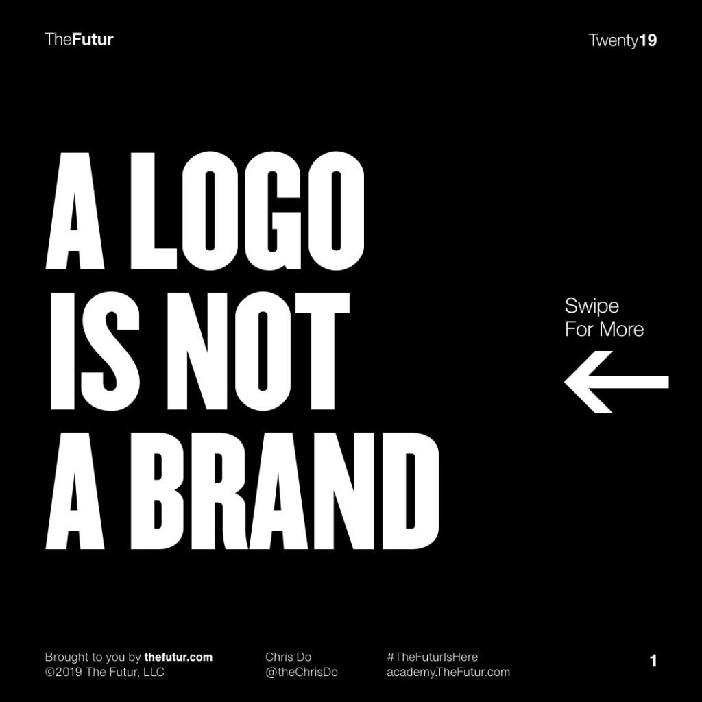 « What Is A Brand? » – couverture — Chris Do