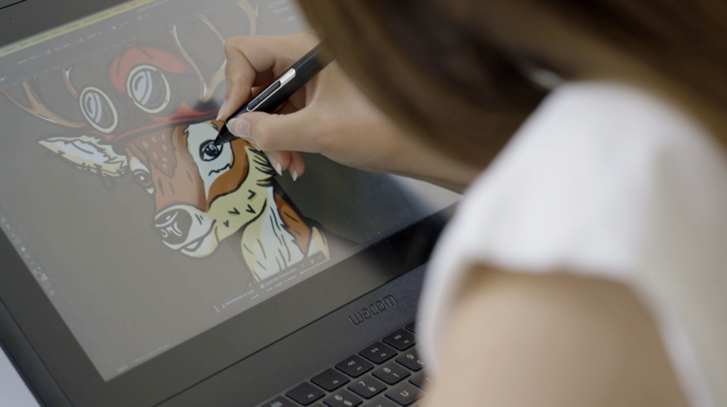 Illustration sur tablette graphique — Cominup