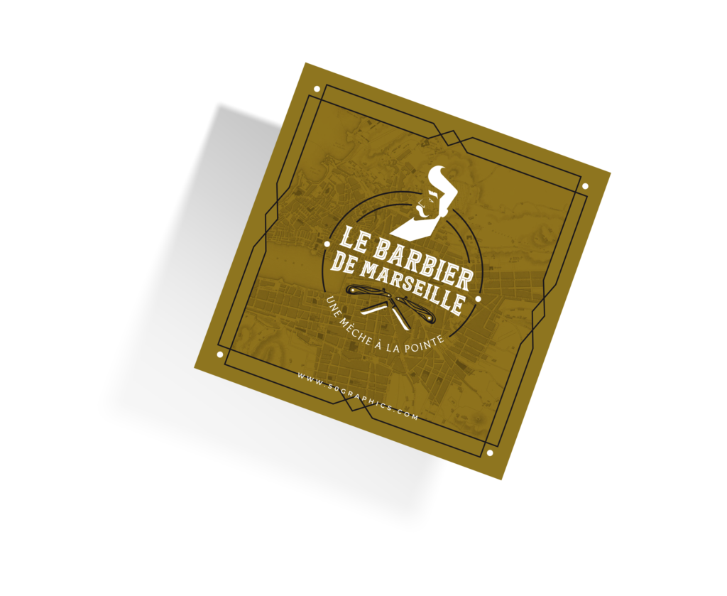 Le Barbier de Marseille – carte (recto) — Cominup