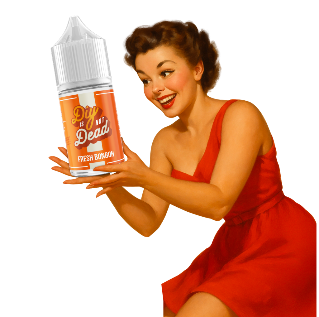 Le Petit Vapoteur – pin-up mascotte — Cominup
