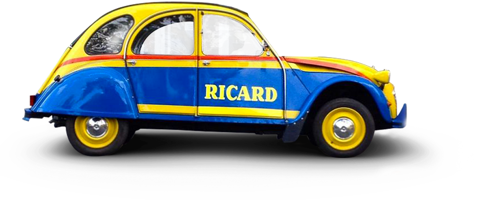 Ricard – habillage de véhicule (2CV) — Cominup