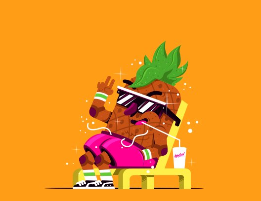 Ananas, personnage Kapo — Cristobal Ojeda Newfren